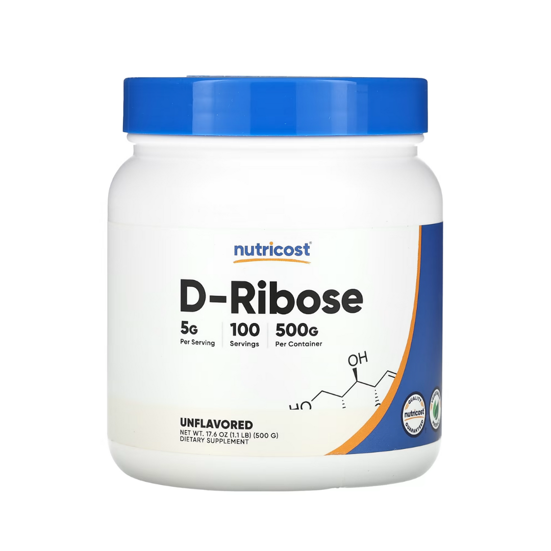 Nutricost, D-Ribose, Unflavored, 8.8 oz (250 g) Nutricost, D-Ribose, Unflavored, 8.8 oz (250 g)